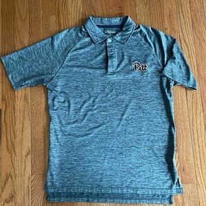 Pitt script logo polo
